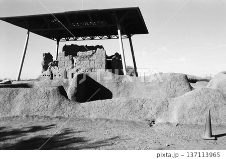 Casa Grande National Monument Black and White Film Casa Grande National Monument Black and White Film 137113965
