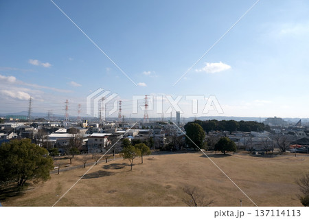 愛知県春日井市_落合公園フォリー水の塔から南東側風景1_2025年1月 愛知県春日井市_落合公園フォリー水の塔から南東側風景1_2025年1月 137114113