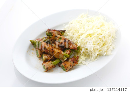 アスパラの肉巻き焼き 137114117