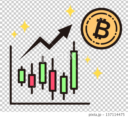 爆上がりする仮想通貨 137114475