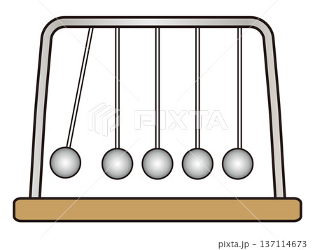 振り子と重りのイラスト素材 137114673
