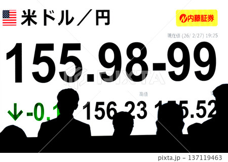 日本の東京都市景観最高値更新5万8850円27銭株価/終値。米ドル/円155.98-99=2月27日 日本の東京都市景観最高値更新5万8850円27銭株価/終値。米ドル/円155.98-99=2月27日 137119463