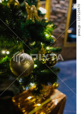 New Year's decorations for the premises 137120470