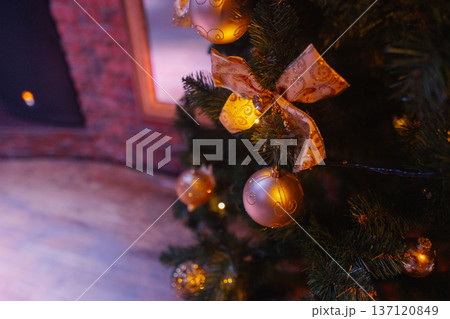 New Year's decorations for the premises 137120849