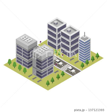 Isometric city Isometric city 137121393