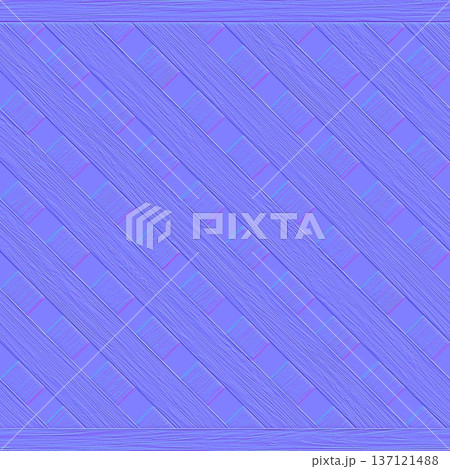 Diagonal Wood Slats Normal Map for 3D Materialsのイラスト素材 [137121488] - PIXTA