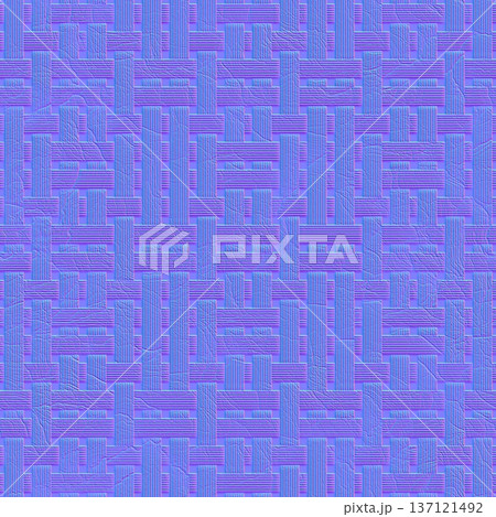 Complex Wicker Weave Normal Map for 3D Furniture 137121492
