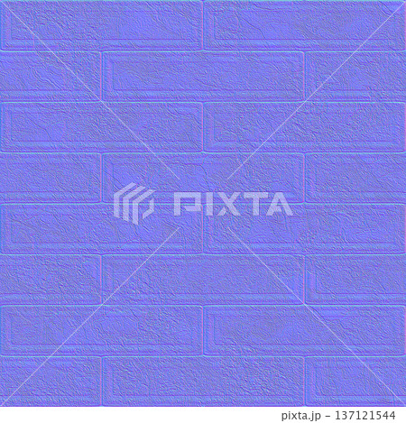 Detailed Fine Brick Wall Normal Map Asset 137121544