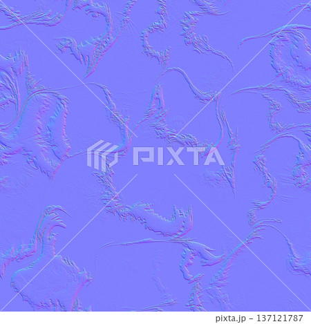 Abstract Organic Swirl Fluid Normal Map Texture 137121787