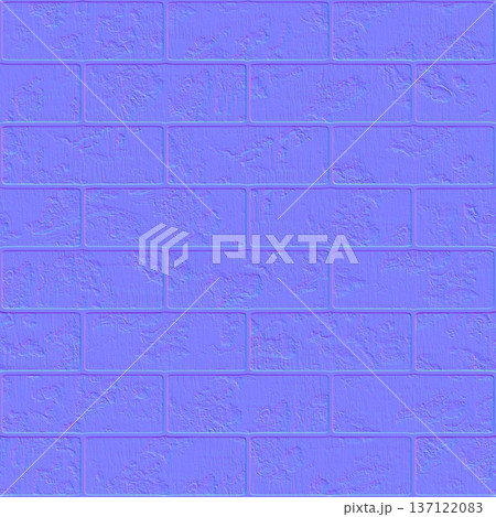 Textured Weathered Brick Wall Normal Map Textured Weathered Brick Wall Normal Map 137122083