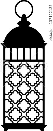 vector illustration Ramadan Mubarak, Muslim lantern on ramadan, islamic home decor 137122122