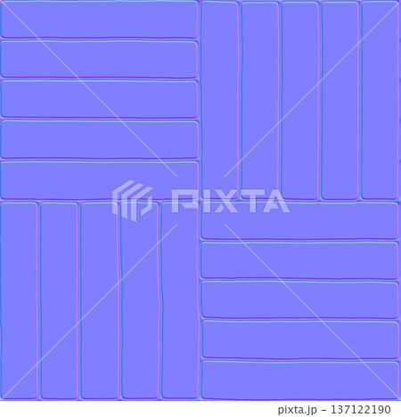 Clean Bevelled Wood Parquet Grid Normal Map 137122190