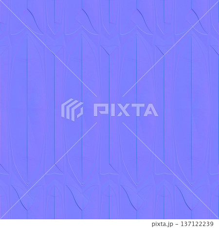 Vertical Geometric Leaf Pattern Normal Map 137122239