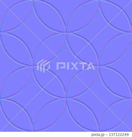 Minimalist Flower of Life Normal Map Texture 137122249