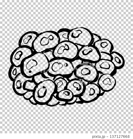 滑子菇的線描圖 137127668