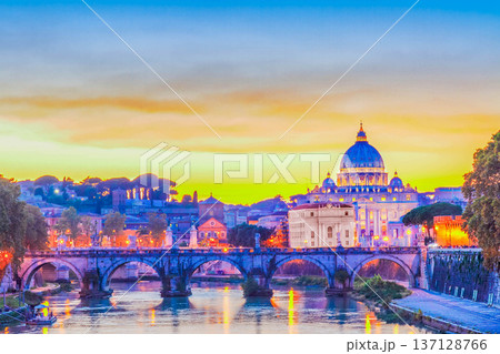 St. Peter's cathedral over bridge 137128766