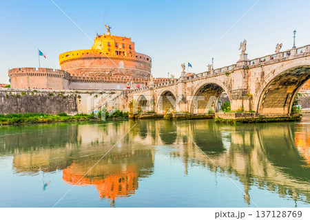 castle st. Angelo, Rome, Italy castle st. Angelo, Rome, Italy 137128769