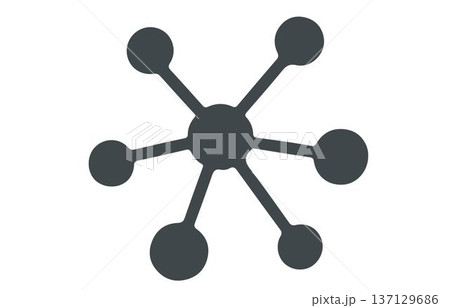 Modern symbolizing connections and networking. 137129686