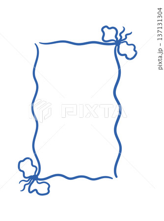 Whimsical Wavy Ribbon Frame Whimsical Wavy Ribbon Frame 137131304