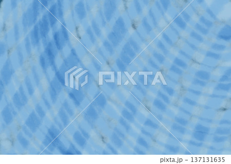 イラスト素材：水色背景の放物線模様 137131635