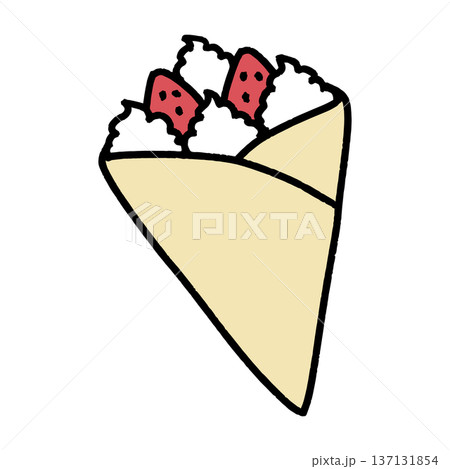 苺クレープ 137131854