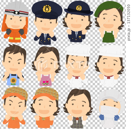 各行各業人物插圖 137132050