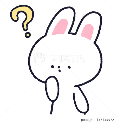 疑問を持つうさぎ 疑問を持つうさぎ 137133572