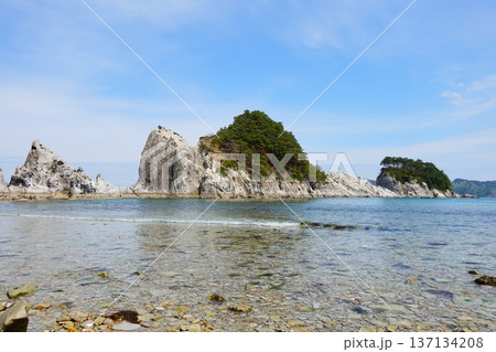 岩手県宮古市 浄土ヶ浜の風景より 137134208