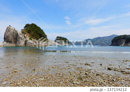 岩手県宮古市 浄土ヶ浜の風景より 岩手県宮古市 浄土ヶ浜の風景より 137134212