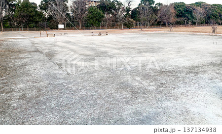 広々としたゲートボール場 広々としたゲートボール場 137134938