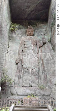ラピュタの壁と百尺観音【千葉県・鋸山】 ラピュタの壁と百尺観音【千葉県・鋸山】 137134979