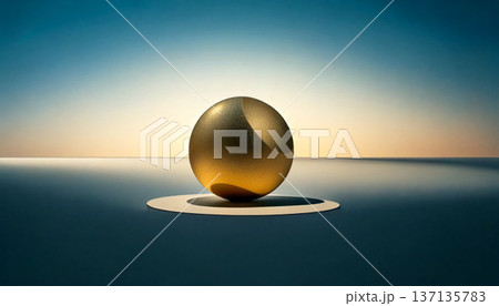 Golden Sphere on Minimal Horizon Background Golden Sphere on Minimal Horizon Background 137135783
