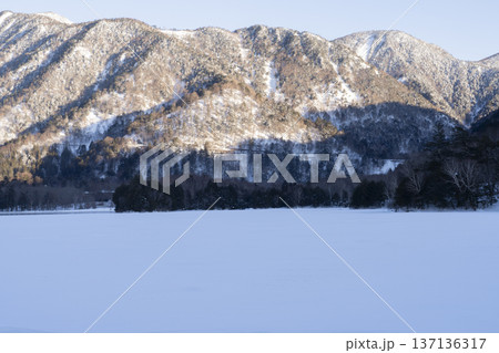 冬の湯の湖 137136317