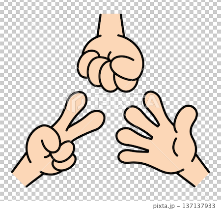 石頭剪刀布插圖 石頭剪刀布插圖 137137933