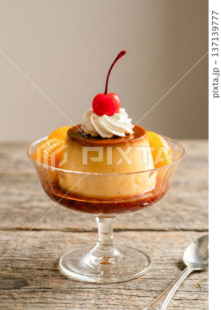 カスタードプリン 137139777