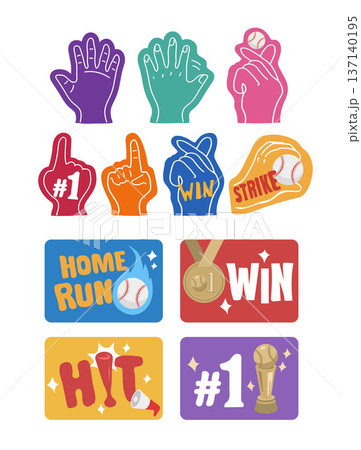 野球 ベースボール 白球 137140195