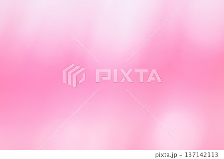 暖色系（ローズピンク色系）ふんわりな背景　玉ボケ・丸ボケ 137142113