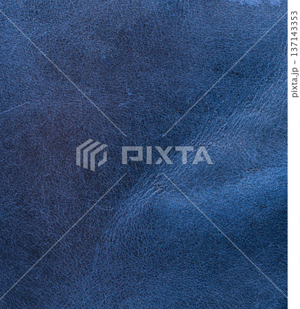 blue leather texture closeup blue leather texture closeup 137143353