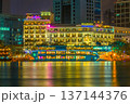 Floating Restaurant Docked At Bach Dang Wharf In Central Of Ho Chi Minh City, Vietnam. 137144376