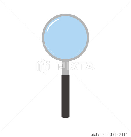 シンプルな虫眼鏡 137147114