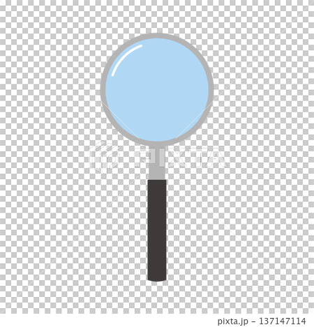 シンプルな虫眼鏡 137147114