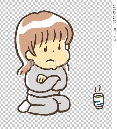 うーんと考える人 うーんと考える人 137147182