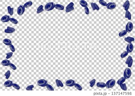 Car wheels tyre frame with green checkered flags 137147598