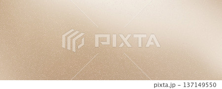 Cream gradient background with brown and light transitions. White dots and specks create coffee texture. Vector warm tan gradation. Neutral backdrop for luxury studio designs. 137149550