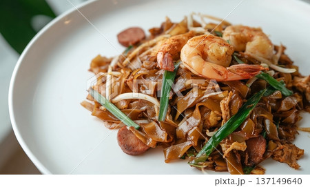 マレーシアの麺料理チャークイティオ 137149640