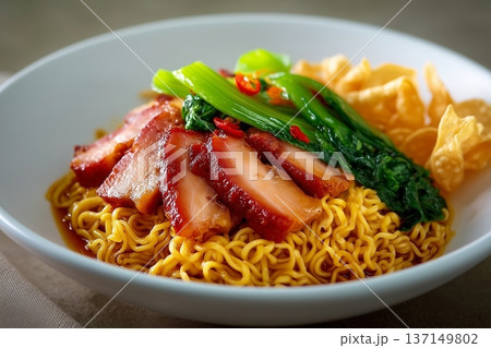 チャーシューワンタン麺、ワンタンミー 137149802