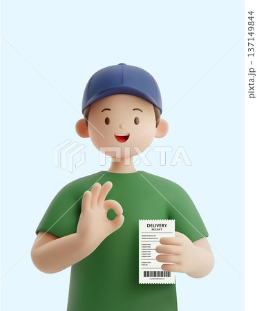 3D characters with professional occupations 137149844