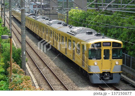 西武新宿線 高田馬場～下落合を走行する 新2000系 137150877