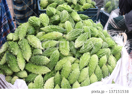 Raw Bitter melon Stock on Shop for sell Raw Bitter melon Stock on Shop for sell 137151538