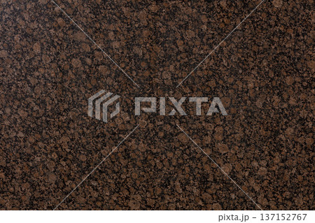 Baltic Brown Granite background, texture in unique tone for design project. Slab photo. 137152767